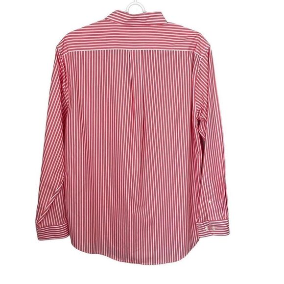 L.L Bean Traditional Fit Wrinkle Resistant Button Down Shirt Size Small Coral St - Picture 3 of 6